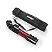ZOMEI Z666RED Camera Compact Travel Tripod with Pan Head and Quick Release Plate, Aluminum Lightweight Camera Tripod with Carry Case for Canon Sony Nikon DSLR Cameras, Red