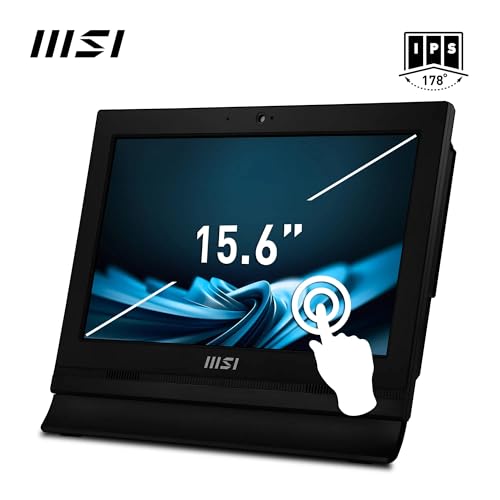 MSI Pro AP162T ADL 025XFR Intel® N N100 39 6 cm 15.6 1920 x 1080 pixels Écran tactile PC All in One 4 Go DDR4 SDRAM SSD Wi Fi 6 802.11ax Neuf - vue 5