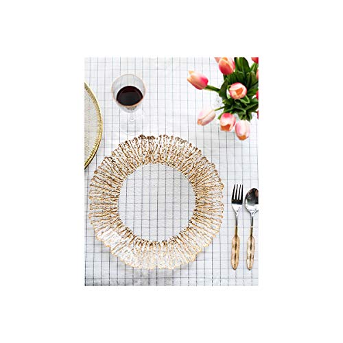 Set de 2 Platos Decorativos de Vidrio AB Home miniatura 5