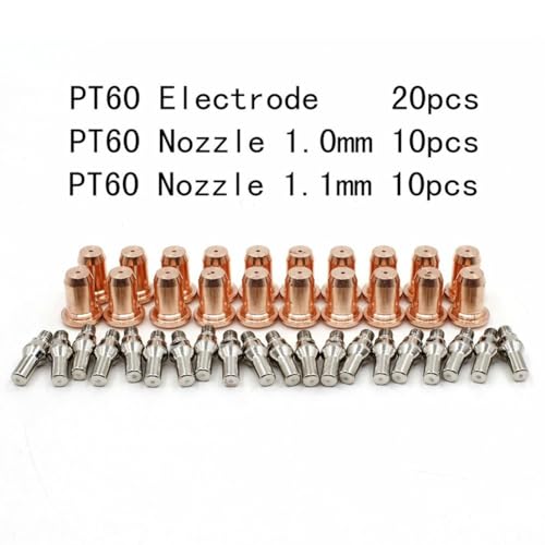 Boquillas y electrodos de corte por plasma para renovación de linternas PT60 y PT40 5