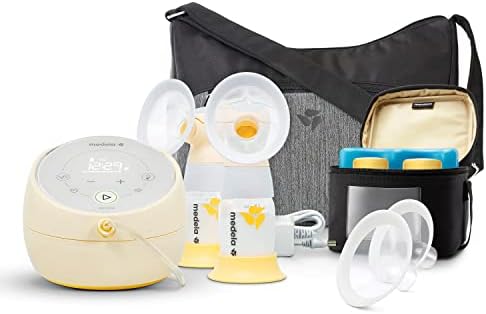 Medela Sonata Smart Breast Pump, Hospital Performance Double Electric Breastpump, Rechargeable, Flex Breast Shields, Touch Screen Display, Connects to Medela Family App