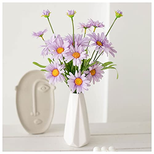 Flores Falsas Flor Artificial Pequeño Crisantemo Ramo Decoración Sala Tienda Oficina Arreglo Floral Decoración De Flores Falsas Flores De Boda Realistas Decoración De Flores Artificiales (o (P