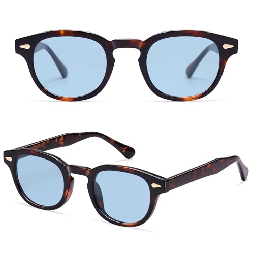 Image of SOJOS Retro Small Round Sunglasses for Men Women Trendy Circle Style UV400 Lenses Unisex Sun Glasses SJ2251