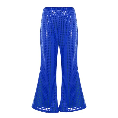 2025 Carnaval Niños Pantalones Largos Brillantes Lentejuelas Pantalones de Bateo para Niños y Niñas Festival Pantalones de Baile Elegantes Niños Pantalones de Fiesta Adecuado para Carnaval Actuaciones