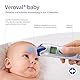 Veroval baby Infrarot-Thermometer Silber, Berührungslose und Geräuschlose Messung, Körpertemperatur, Objekttemperatur, Umgebungstemperatur, schnelle Messung, einfache Handhabung