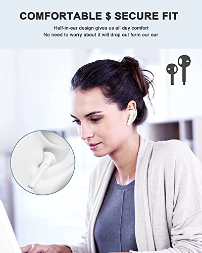 Écouteurs Bluetooth intra-auriculaires sans fil Bluetooth 5.0 HiFi audio sans fil avec microphone, IPX5 étanche sans fil… - Les Beatles, Paul McCartney, John Lennon, RIngo Starr, George Harrison Écouteurs Bluetooth intra-auriculaires sans fil Bluetooth 5.0 HiFi audio sans fil avec microphone, IPX5 étanche sans fil… – Image 5