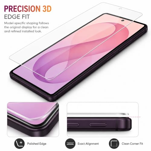 Image of ArmourPro Borderless Tempered Glass for Samsung Galaxy Z Fold 8 Ultra - Clear Screen Protector with Anti Dust Speaker Mesh, 9H Scratch Resistant, HD Clarity, Case Friendly, Bubble-Free
