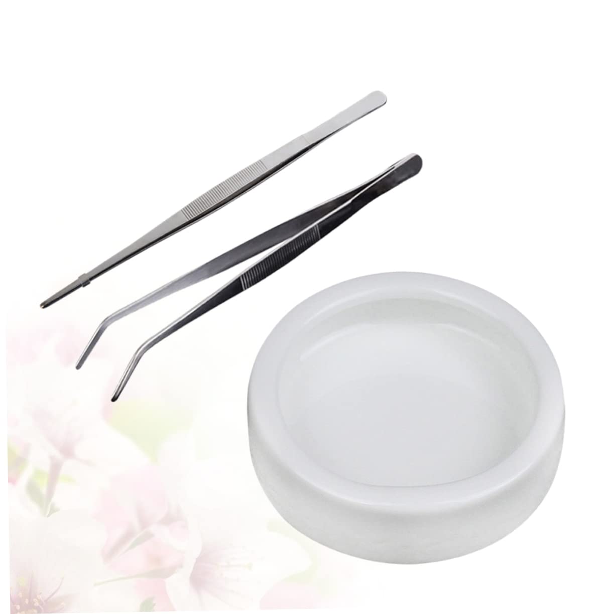 Ciotola per l'acqua per rettili Ciotola for rettili, 9 pezzi di ciotola in ceramica for animali domestici, ciotola for acqua, pinzette for rettili, pinze for l'alimentazione, cibo for grilli, pasto fo