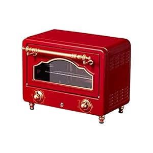 LJXX Multifunctionele mini-oven, kleine oven, timer voor het koken, pizza, brood, cake, gebak, homogeen