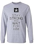 zerogravitee Stay Strong and Wait for Him Army Long Sleeve T-Shirt