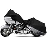 North East Harbor Superior Travel Dust Motorcycle Cruiser Cover : Up to Length 107'...