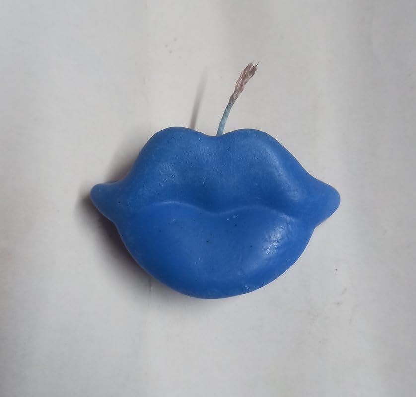 Blue Lips Candle (Pack of 4)