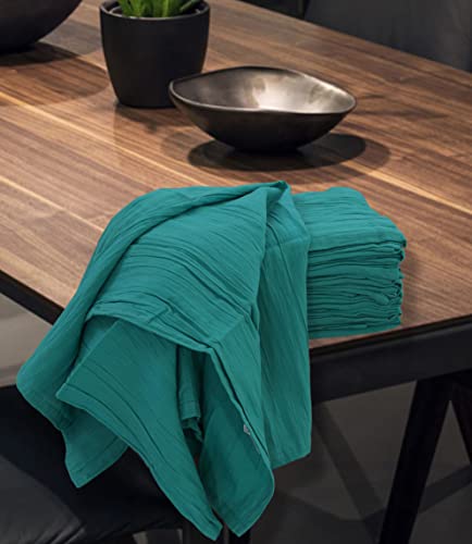 Excellent Deals Flour Sack Kitchen Towels (Teal,12 Pack) 100% Cotton,28X28 Inch Cloth Napkin, Bread Wrapper, Cheesecloth, Multi Purpose Dish Towels, Bar Extremely Absorbent & Sturdy. #TOP2