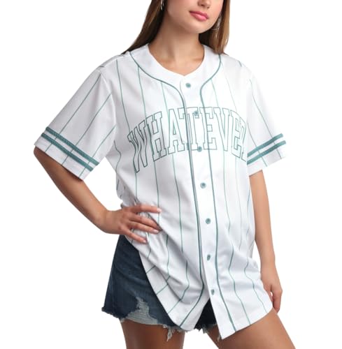 The Simpsons Camisa feminina de beisebol - Novidade Moda Lisa Simpson Whatever Vintage Shirt - Camis