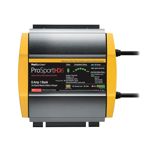 ProMariner 44006 ProSport HD Waterproof Marine Battery Charger...