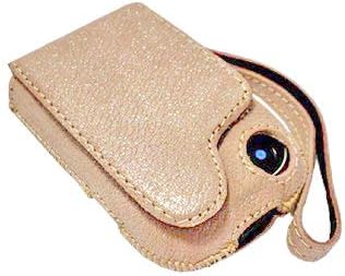 for Protection Genuine Leather Protective Carrying Case with Clip and Carrying Handle Compatible Freestyle Libre 1,2,3 Reader Pink Powder