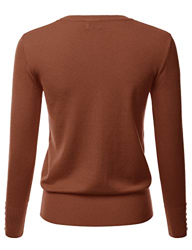 Image of LALABEE Women's V-Neck Long Sleeve Button Down Sweater Cardigan Soft Knit(S-XXL)