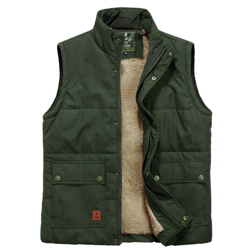 Veste légère homme sans manches contre le froid gilet épais multipoches hiver
