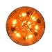 GG Grand General 79540 2.5 inches Amber/Amber Watermelon 6 LED Sealed Light