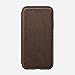 Nomad Rugged Folio for iPhone XS | Rustic Brown Horween Leather