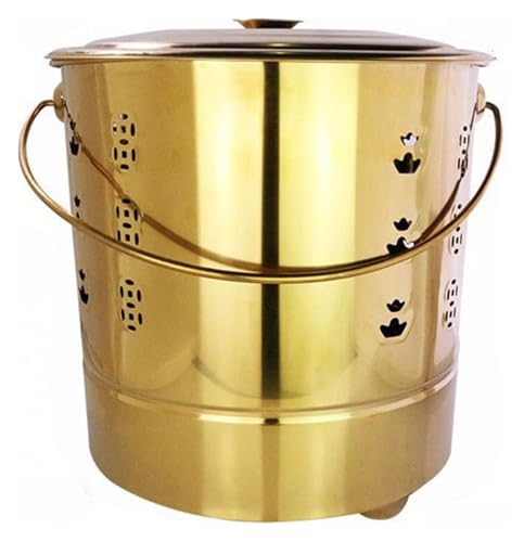 Extra Large Smokeless Stainless Steel Burn Barrel Incinerator with Lid - Durable Garden Fire Bin for Efficient Waste Burning, Outdoor Fire Pit, Backyard Fire Disposal