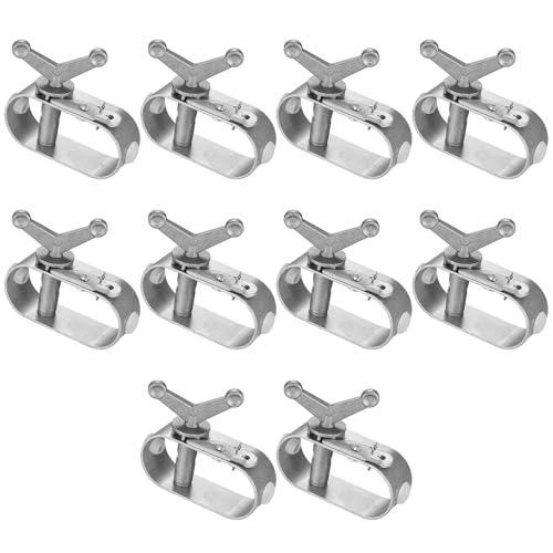 10 Pièces Tendeur Grillage, Tendeur de Clôture, Tendeurs à Fil Barbelé, Tendeur pour Câble de Cordon de Couverture de Piscine
