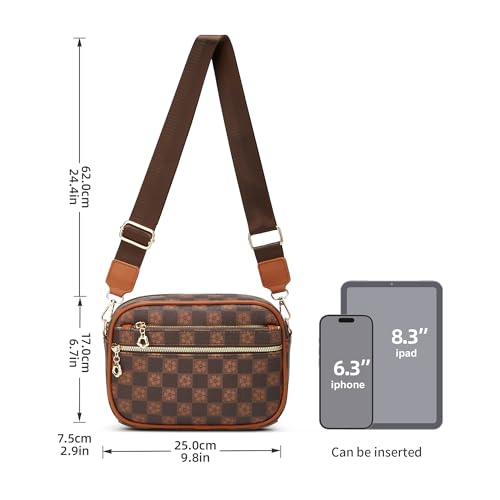 Image of Crossbody Purse for Women Small Crossbody Bags Trendy Vegan Leather with Adjustable Shoulder Straps Gift for Mother Wife Mom
