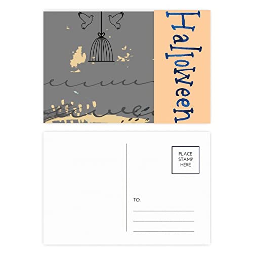 Cartes postales d'Halloween lot de 20 invitation originale soirée à thème cage
