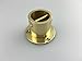 Decking Rope Cup End – Lacquered Brass Rope Fitting End Cap for Garden, Decking, Marine, and Stair Use ((Pack of 8-24mm))