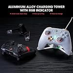 GameSir Cyclone 2 PC Controller Mag-Res TMR Sticks 1000Hz Report Rate Hall & Micro 2-in-1 Triggers RGB Beleuchtung mit Ladestation für PC/Switch/iOS/Android (Weiß) – Bild 5