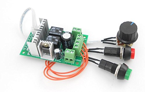IRUI DC Motor Speed Controller PWM Speed Adjustable Reversible Button Switch Linear Actuator Motor Governor