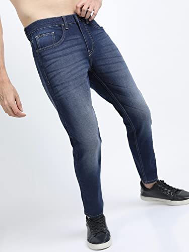 Image of KETCH Men's Tapered Fit Mid Rise Jeans (Stretchable)