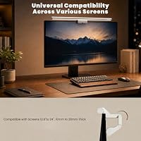 Yeelight Monitor Light Bar 40cm mit kabelloser Fernbedienung, Computer Monitorlampe, 250LM Blendschutz Augenschutz LED Monitor Lampe, USB Schreibtischlampe für Home Office PC, Stufenlos Dimmbar – Ansicht 8