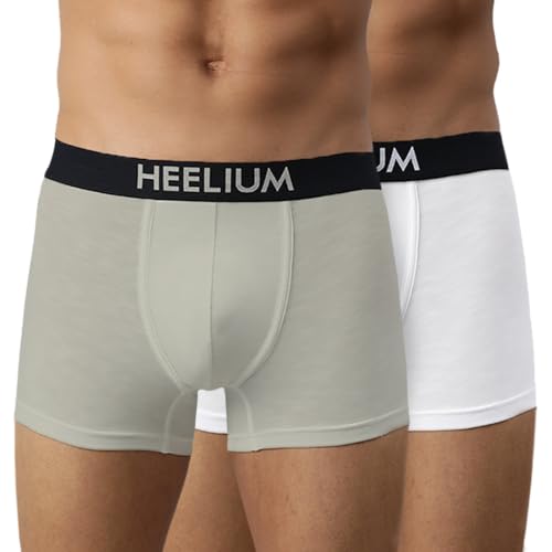 Image of HEELIUM Bamboo Underwear Trunk for Men | 3X Softer Than Cotton & Odour Free | Stretchy Fabric & Durable Waistband