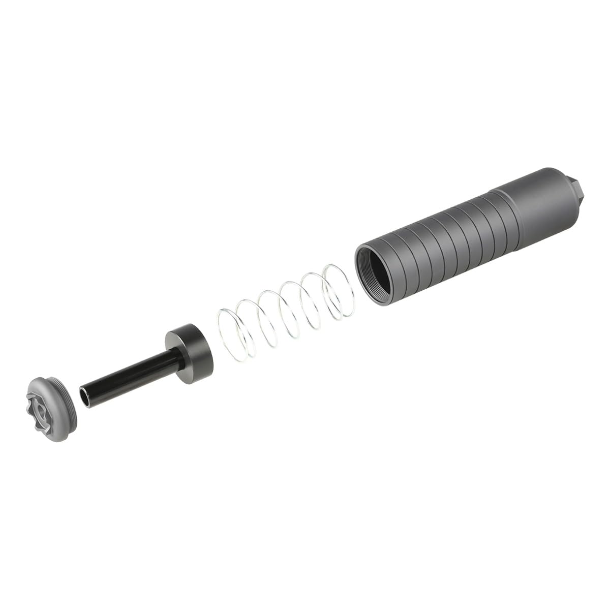 Amazon | Airsoft Artisan SIG SRD762スタイル サイレンサー 14mm逆