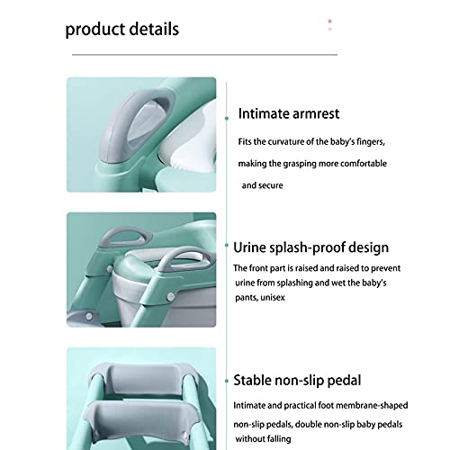 Toilet Trainingszitje, Met Stapruk, Opvouwbare Kinderen Toilettraining Toilet, Geschikt For Jongens En Meisjes… - Afbeelding 6