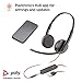 Plantronics Blackwire 3225 USB-A Headset, On-Ear Mono Headset, Wired