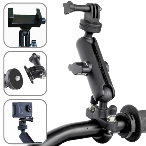 Image of Chevik Cam-Grip Action Camera Mount For Motorcycle, Bike And Bicycle With 360 Degrees Rotatable (Cam-Grip (U-Mount))