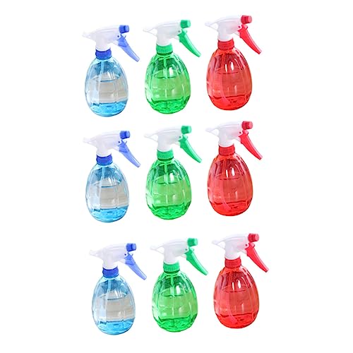 Sosoport 9 Piezas hervidor de agua spray bottle botella spray plant pot Botella de pulverización maceteros rociador de presión manual herramienta de riego aspersión de teteras regadera