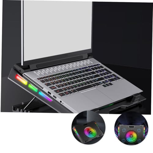 Base ajustable con refrigeración RGB para laptop miniatura 6