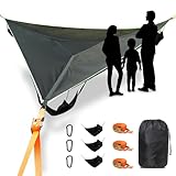 LUKETURE Triangle Camping Hammock, 10ft Multi Person...