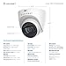 Amcrest 2-Pack 5MP UltraHD Outdoor Security IP Turret PoE Camera with Mic/Audio, 5-Megapixel, 98ft NightVision, 2.8mm Lens, IP67 Weatherproof, MicroSD Recording (256GB), 2PACK-IP5M-T1179EW-28MM White