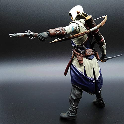 Mkxulo Assassin's Creed Connor Action Figure Edward James Kenway 5.9" Playset Character Decoration Gifts Decoration Collectables #TOP2
