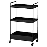 IKEA NISSAFORS Trolley, 50.5x30x83 cm, Black