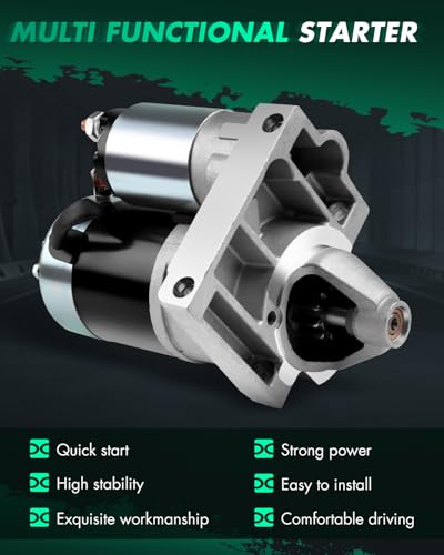Image of SCITOO Starter Motor fit for Dodge for Dakota 1996-1998,for Jeep for Cherokee 1994-1998,for Jeep for TJ 1997-1998 2001-2002 Replacement Starter SMT0087