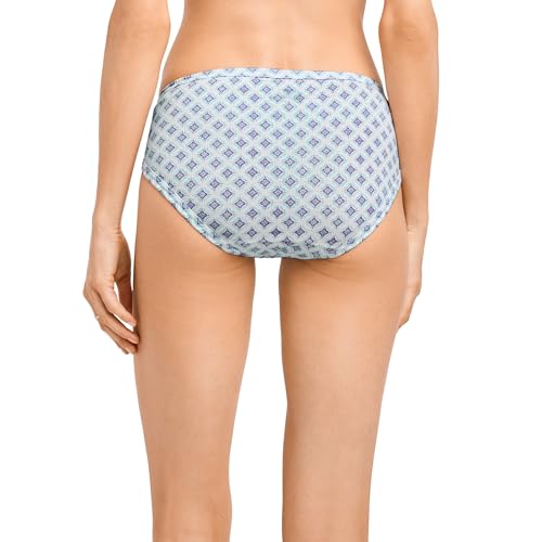 Image of Jockey Women's Underwear Plus Size Elance Bikini - 3 Pack, Sea /Winter Sprig /Hydrangea, 9