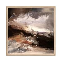 SIGNWIN Framed Canvas Wall Art Colorful Texture Canvas Prints Home Artwork Decoration for Living Room,Bedroom - 16x16 inches