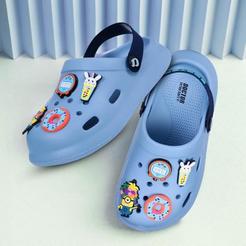 Image of DOCTOR EXTRA SOFT Unisex-Child Kids Classic Ultra Soft Clogs /Sandals with Adjustable Back Strap| Comfortable & LightWeight| Stylish & Anti-Skid| Indoor & Outdoor Casual Sports Mules Boys & Girls D-529
