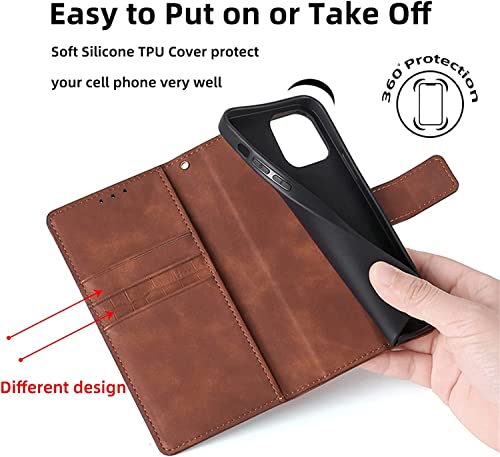 Housse iPhone 14 marron pour un quotidien organisé