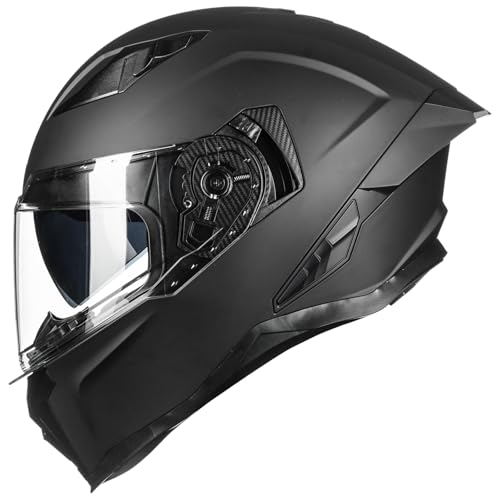 Motorcycle Helmet Full Face for Adults Men Women with Dual Visor ...